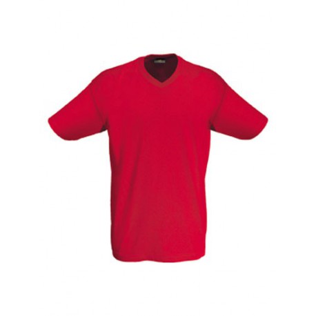Switcher T-Shirt mit V-Ausschnitt, 100% BW