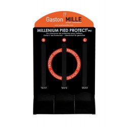 Millenium Pied Protect, distributeur vide pour surchaussures. Contenance max.:15 paires.