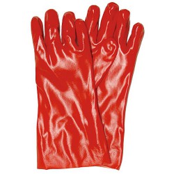 Robuster PVC-Handschuh mit moltoniertem Baumwollfutter. ...