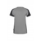 HAKRO 190  Damen T-Shirt V-Ausschnitt zweifarbig