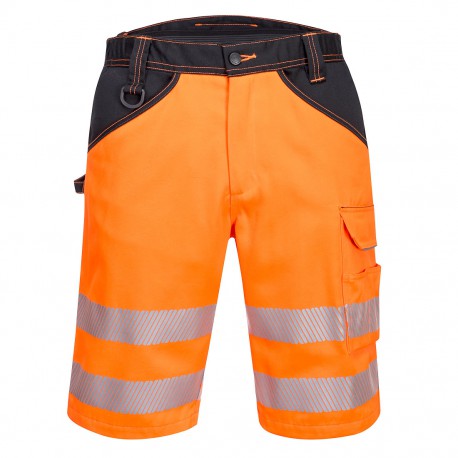 PW348 Shorts HIVIS EN20471