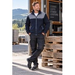 Veste en fourrure polaire, partie frontale doublée, ...